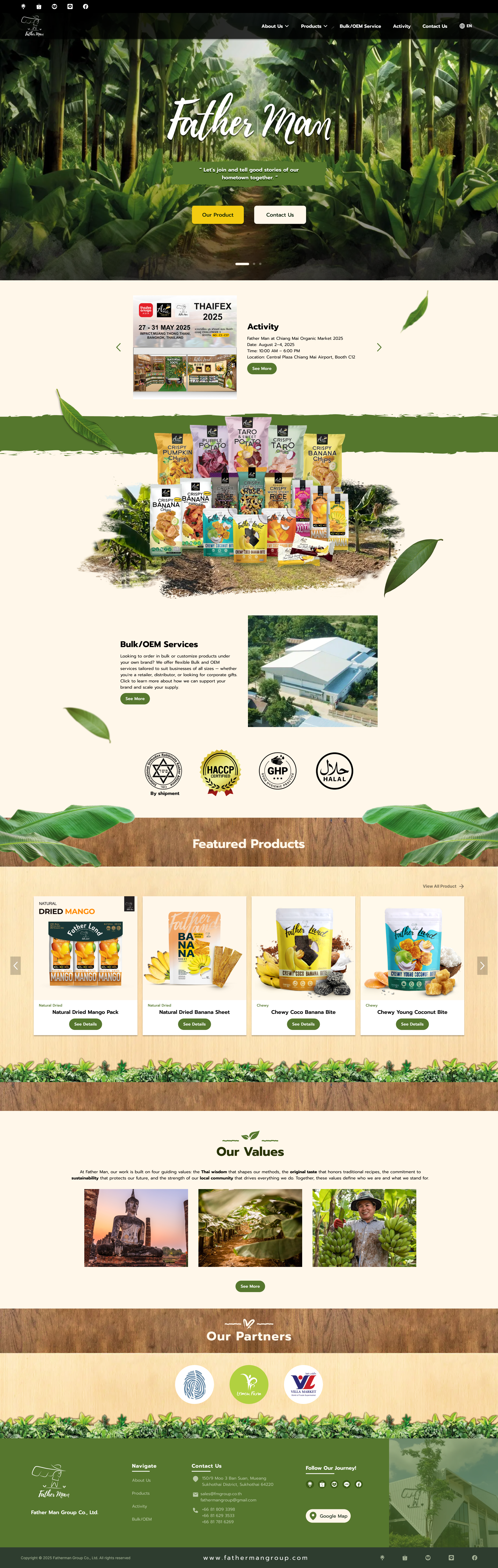 FatherMan Platform - Homepage